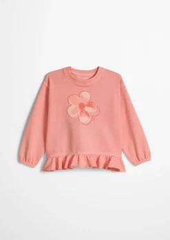 KIDS-GIRLS Sweatshirt mit Rüschen-Detail