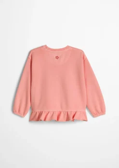 KIDS-GIRLS Sweatshirt mit Rüschen-Detail