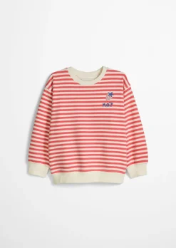 KIDS-GIRLS Sweatshirt mit lustigen Herz-Ellbogen-Patches