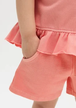KIDS-GIRLS Sweatshorts mit gestickter Blume