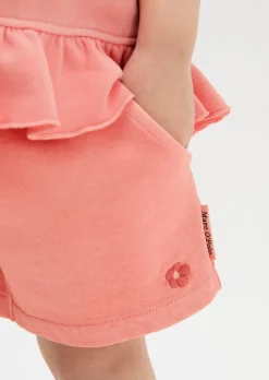 KIDS-GIRLS Sweatshorts mit gestickter Blume