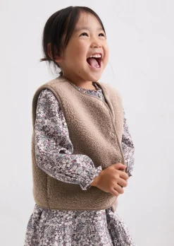 KIDS-GIRLS Teddyweste mit softer Fleece-Innenseite