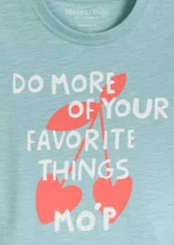 KIDS-GIRLS T-Shirt aus Bio-Baumwoll-Slub-Jersey