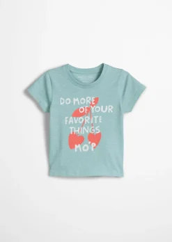 KIDS-GIRLS T-Shirt aus Bio-Baumwoll-Slub-Jersey