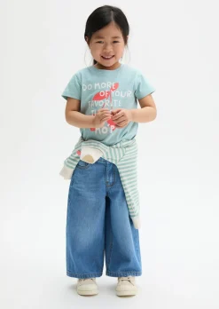 KIDS-GIRLS T-Shirt aus Bio-Baumwoll-Slub-Jersey