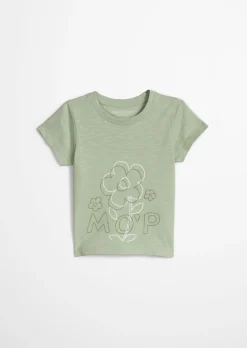 KIDS-GIRLS T-Shirt aus Bio-Baumwoll-Slub-Jersey