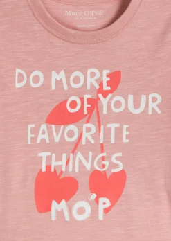 KIDS-GIRLS T-Shirt aus Bio-Baumwoll-Slub-Jersey