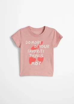 KIDS-GIRLS T-Shirt aus Bio-Baumwoll-Slub-Jersey