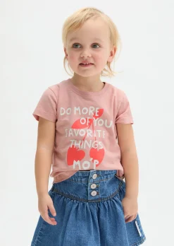 KIDS-GIRLS T-Shirt aus Bio-Baumwoll-Slub-Jersey