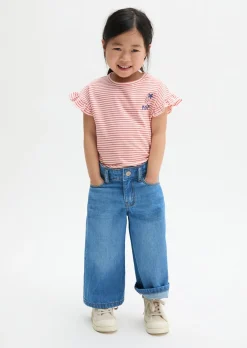 KIDS-GIRLS T-Shirt aus Bio-Baumwoll-Mix