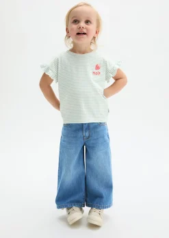 KIDS-GIRLS T-Shirt aus Bio-Baumwoll-Mix