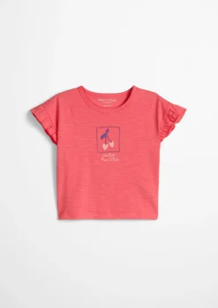 KIDS-GIRLS T-Shirt aus Bio-Baumwoll-Slub-Jersey