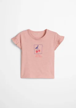 KIDS-GIRLS T-Shirt aus Bio-Baumwoll-Slub-Jersey