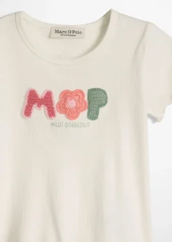 KIDS-GIRLS T-Shirt mit gestickter Logo-Applikation