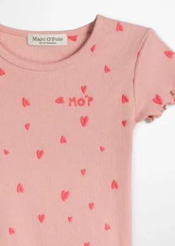 KIDS-GIRLS T-Shirt mit gesticktem Erbeermuster