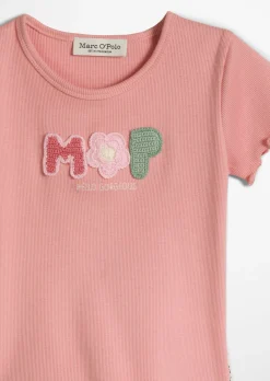 KIDS-GIRLS T-Shirt mit gestickter Logo-Applikation