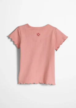 KIDS-GIRLS T-Shirt mit gestickter Logo-Applikation