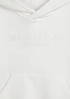 KIDS-UNISEX Logo-Hoodie aus weichem Bio-Baumwoll-Sweat
