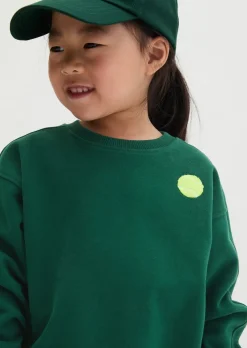 KIDS-UNISEX Sweatshirt mit beidseitigen Tennisball-Highlights