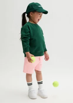 KIDS-UNISEX Sweatshorts mit gelbem Tennisball-Highlight