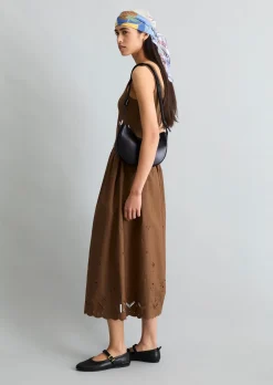 Kleid mit Spitzenrock aus reinem Organic Cotton