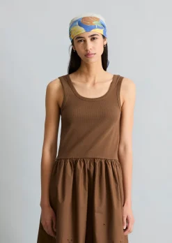 Kleid mit Spitzenrock aus reinem Organic Cotton