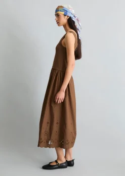 Kleid mit Spitzenrock aus reinem Organic Cotton
