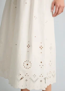 Kleid mit Spitzenrock aus reinem Organic Cotton