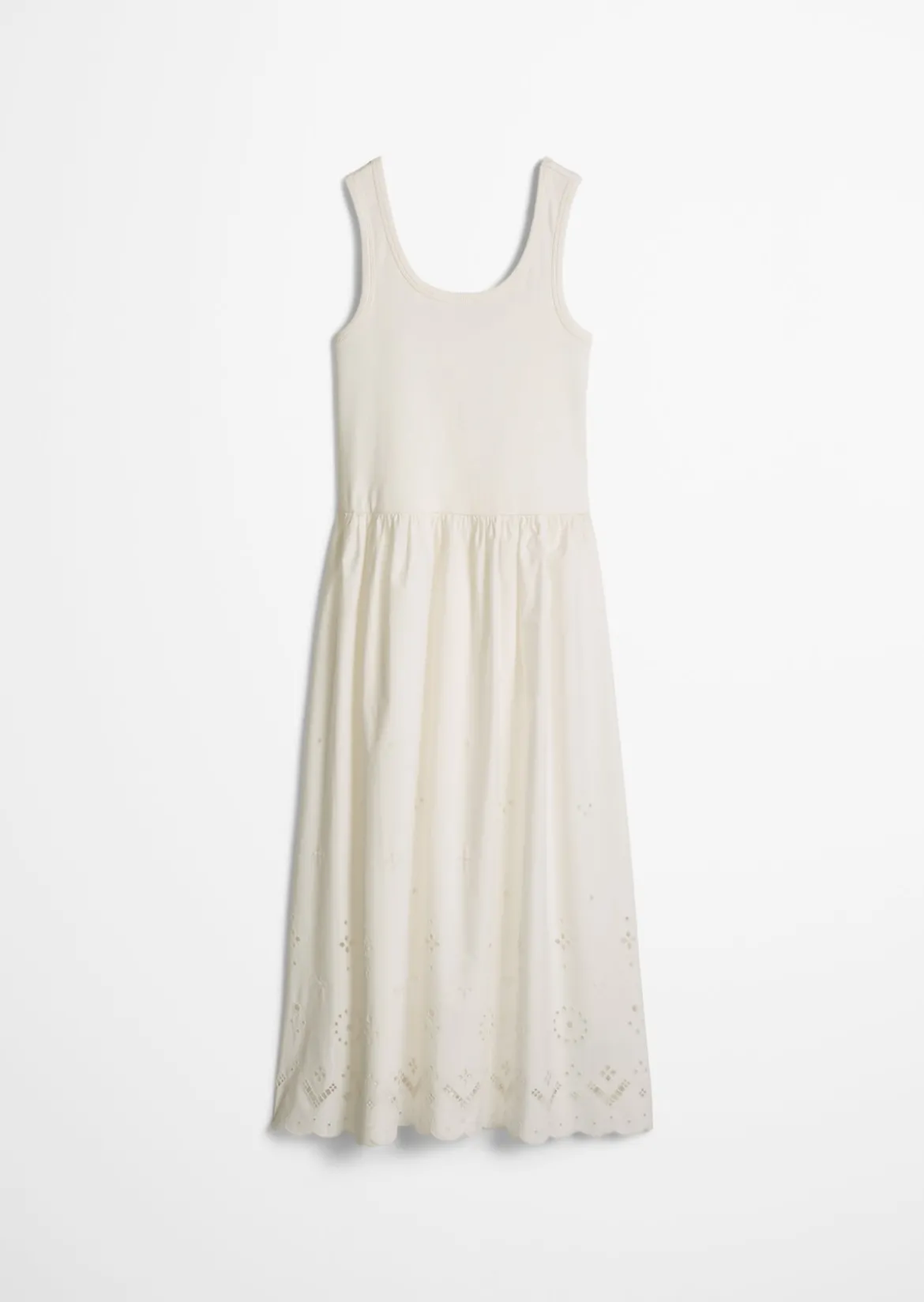Kleid mit Spitzenrock aus reinem Organic Cotton