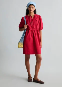 Kleid regular aus Baumwoll-Popeline