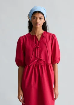 Kleid regular aus Baumwoll-Popeline
