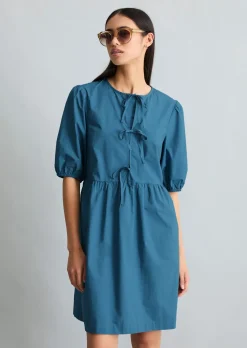 Kleid regular aus Baumwoll-Popeline