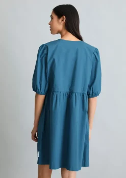 Kleid regular aus Baumwoll-Popeline