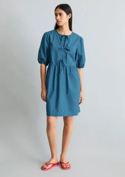 Kleid regular aus Baumwoll-Popeline
