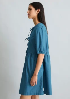 Kleid regular aus Baumwoll-Popeline