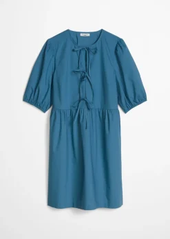 Kleid regular aus Baumwoll-Popeline