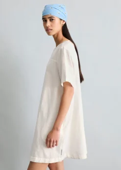 Kleid relaxed aus Leinen-Baumwolle-Mix