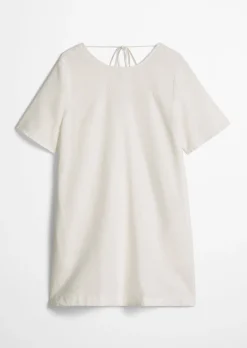 Kleid relaxed aus Leinen-Baumwolle-Mix