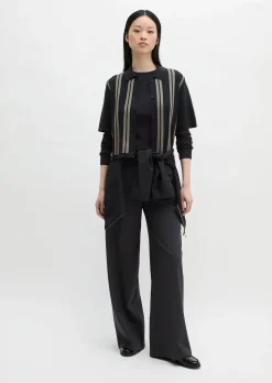 Kurzarm-Cardigan DFB Travel Collection aus merzerisierter Bio-Baumwolle