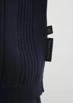 Kurzarm-Feinstrickshirt DFB Travel Collection aus reiner Bio-Baumwolle