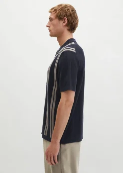 Kurzarm-Feinstrickshirt Travel Collection aus reiner Bio-Baumwolle