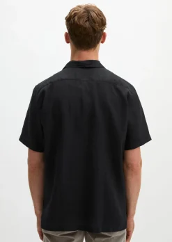 Kurzarm-Hemd regular aus reinem Leinen