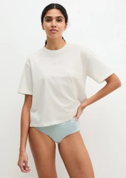 Kurzarm-Lounge-Shirt aus Bio-Baumwoll-Jersey
