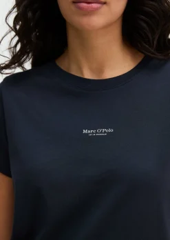 Kurzarm-Lounge-Shirt aus Bio-Baumwoll-Jersey