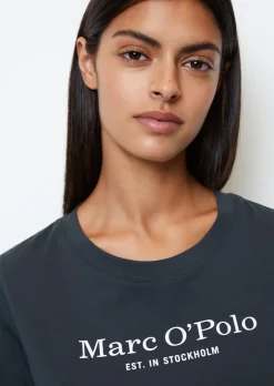 Kurzarm-Lounge-Shirt aus Bio-Baumwoll-Jersey
