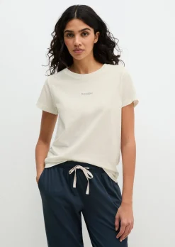 Kurzarm-Lounge-Shirt aus Bio-Baumwoll-Jersey