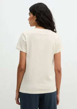 Kurzarm-Lounge-Shirt aus Bio-Baumwoll-Jersey