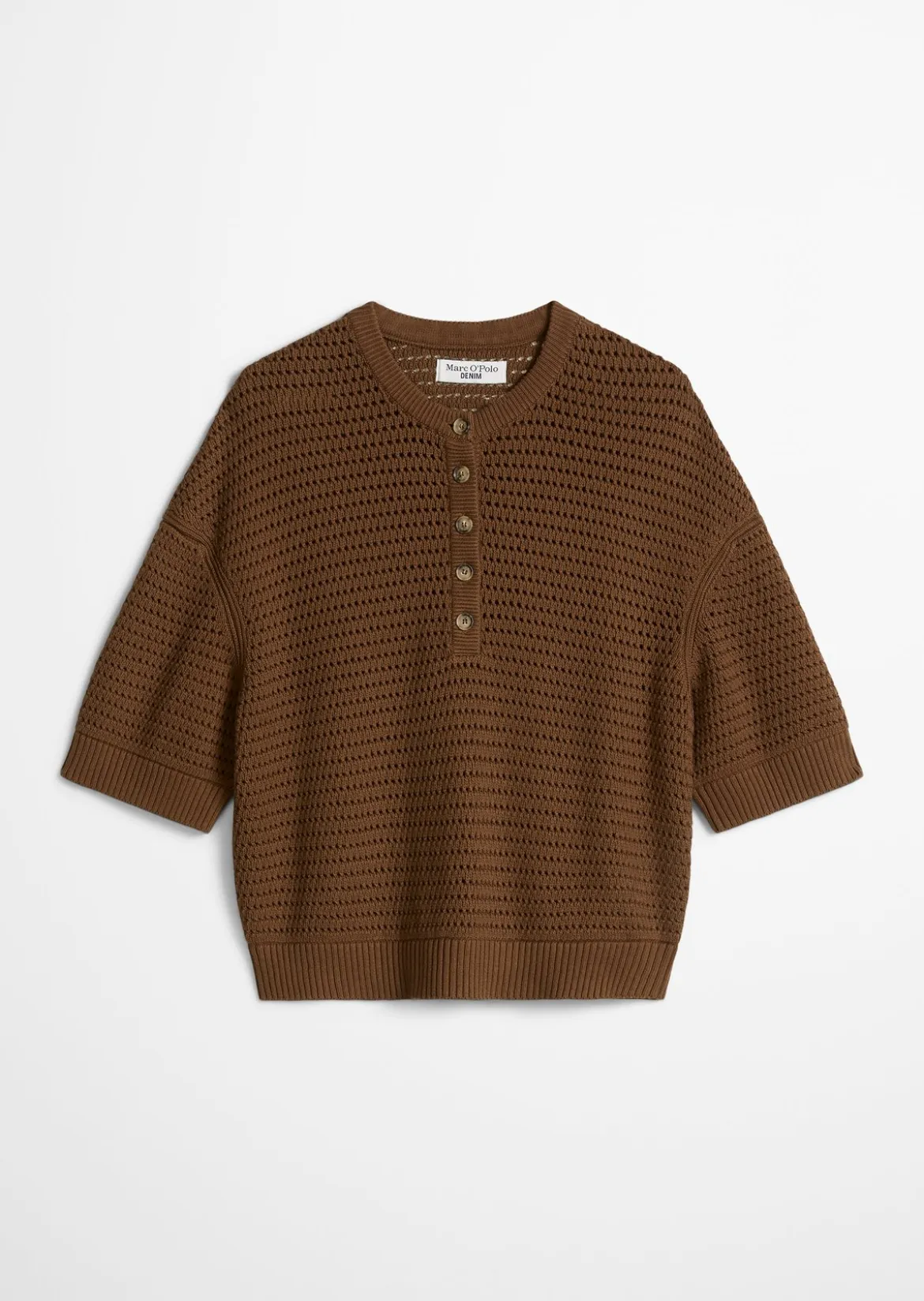 Kurzarm-Pullover relaxed aus Organic Cotton