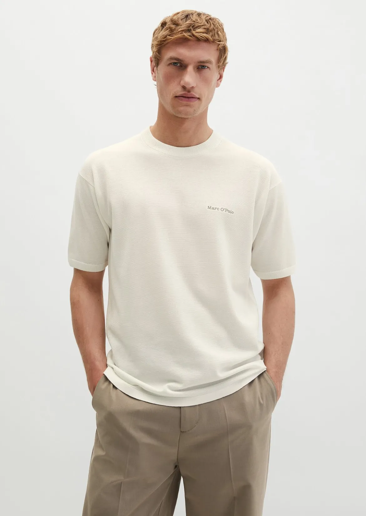 Kurzarm-Pullover Travel Collection aus reiner Bio-Baumwolle