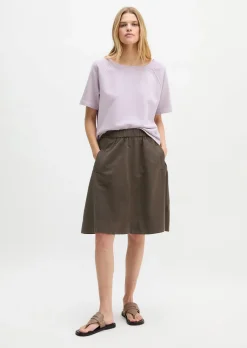 Kurzarm-Sweatshirt loose aus Organic Cotton